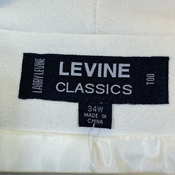 NWT, Levine Classics 3 Piece Set. Jacket Skirt and Pants. Size 34W. Minor Stains - Picture 3 of 16
